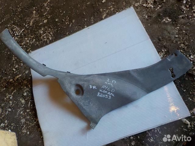 Накладка колесной арки toyota aygo задняя правая