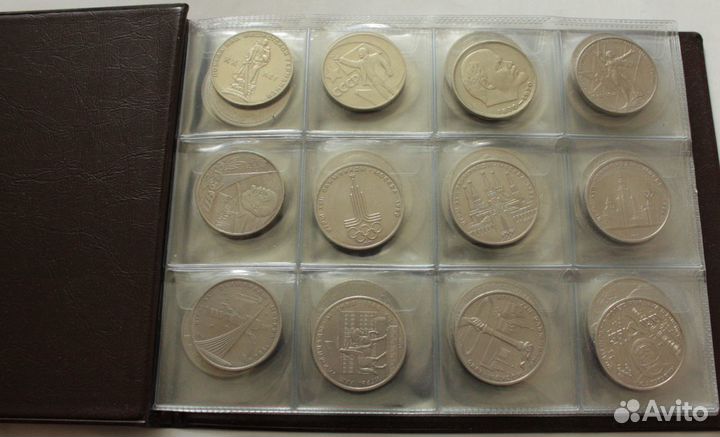 Все Юбилейные рубли СССР розница и полный комплект