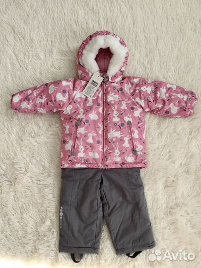Комплект зимний для девочки, новый. 92