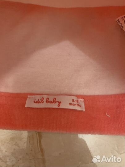 Шапочка велюровая 9-12 мес