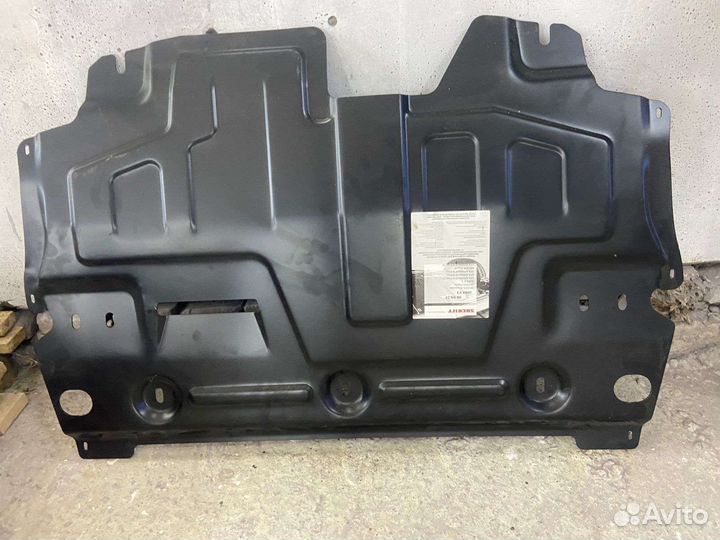 Защита двигателя skoda fabia