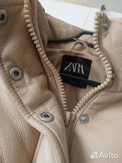 Пуховик укороченный zara