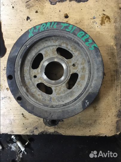 Шкив коленвала Nissan Xtrail T31 QR25