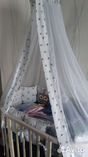 Бортики, балдахин, мобиль