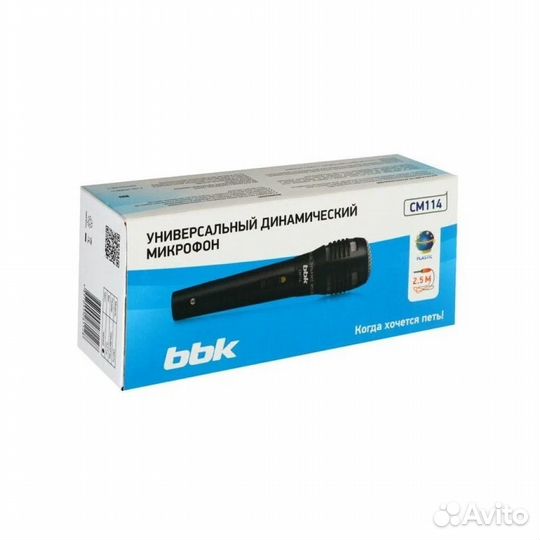 Мультимедийный микрофон BBK CM114 черный