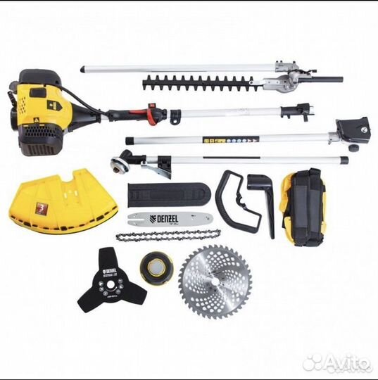 Мультифункциональный бензиновый триммер Denzel DGT