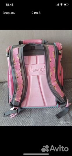 Школьный ранец hummingbird с ортопедический спинко