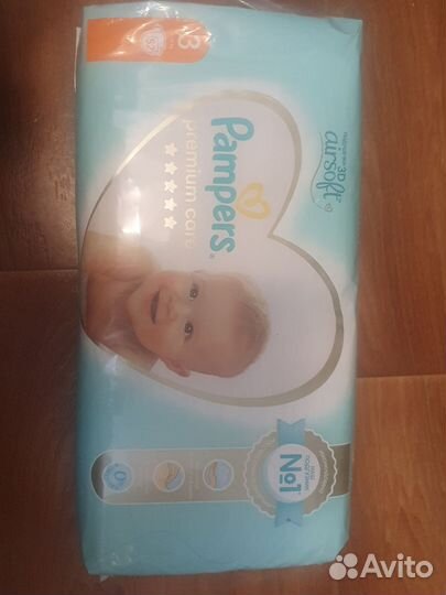 Памперс premium 3