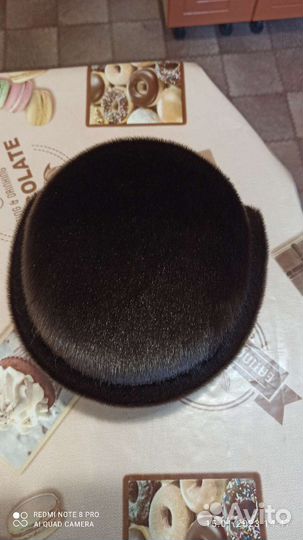 Мужская шапка из нерпы новая