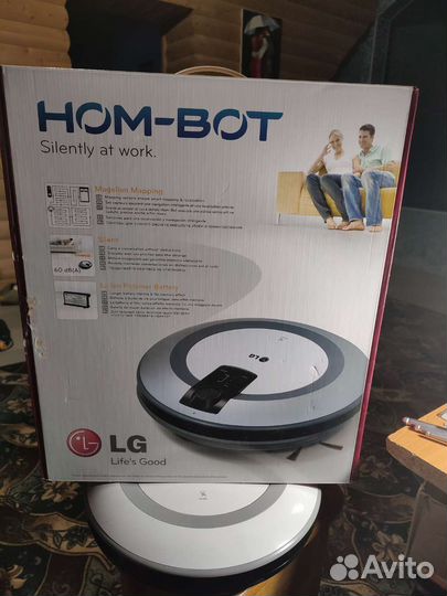 Робот пылесос lg hom bot vrf3043ls