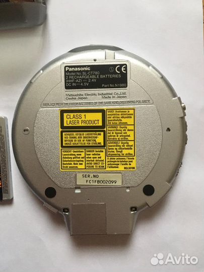 CD плеер Panasonik SL-CT 780 с оптическим выходом
