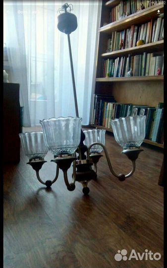 Хрустальная люстра СССР винтаж