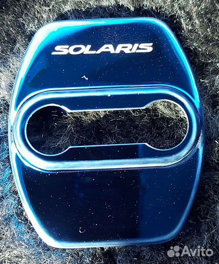 Накладки на петли дверного замка (Hyundai), 4 шт