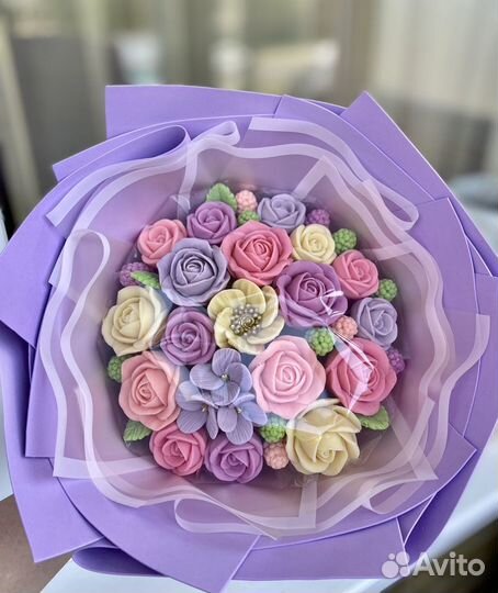 Цветы из шоколада