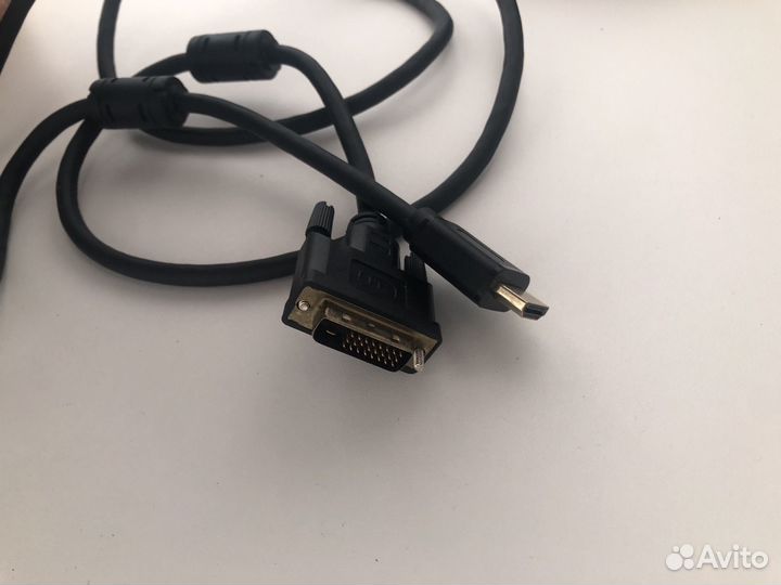 Кабель hdmi VGA (M/M) vcom 1080p 60Hz 1.8 метра