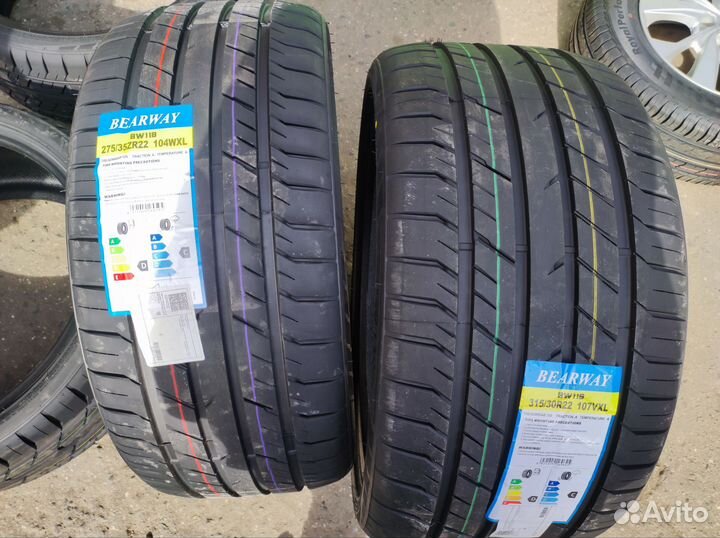 Bearway BW118 275/35 R22 и 315/30 R22 104W