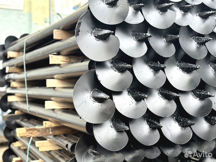 Монтаж винтовых свай