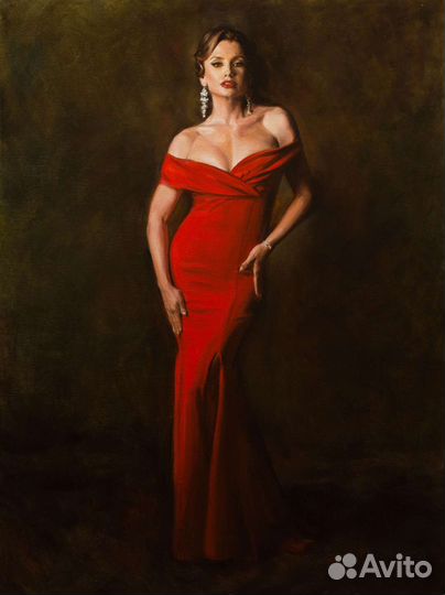 Портрет маслом по фото. Подарки ручной работы