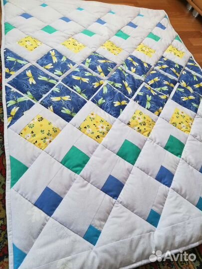 Одеяло лоскутное детское