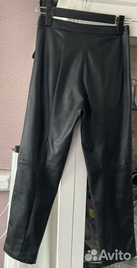 Кожаные брюки женские H&M Финляндия