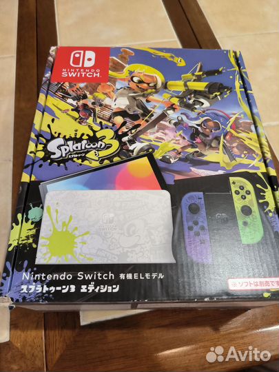 Nintendo switch oled splatoon 3 edition