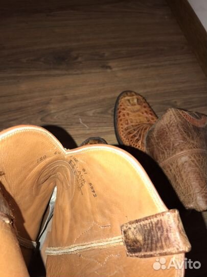 Сапоги муж казачки крокодиловые