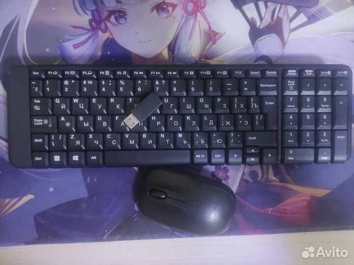 Беспроводная мышь и клавиатура Logitech