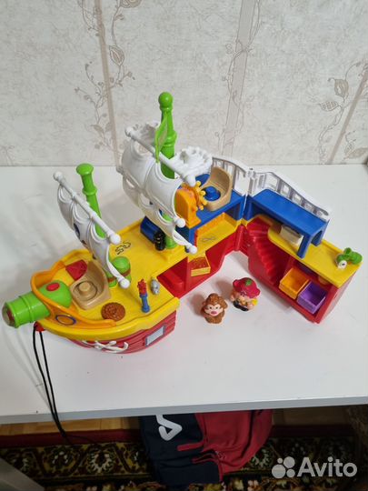 Пиратский корабль развивающая игрушка, свет, звук