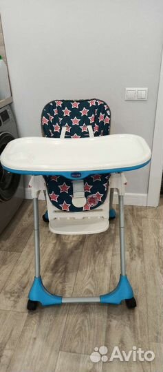 Стульчик для кормления chicco polly easy