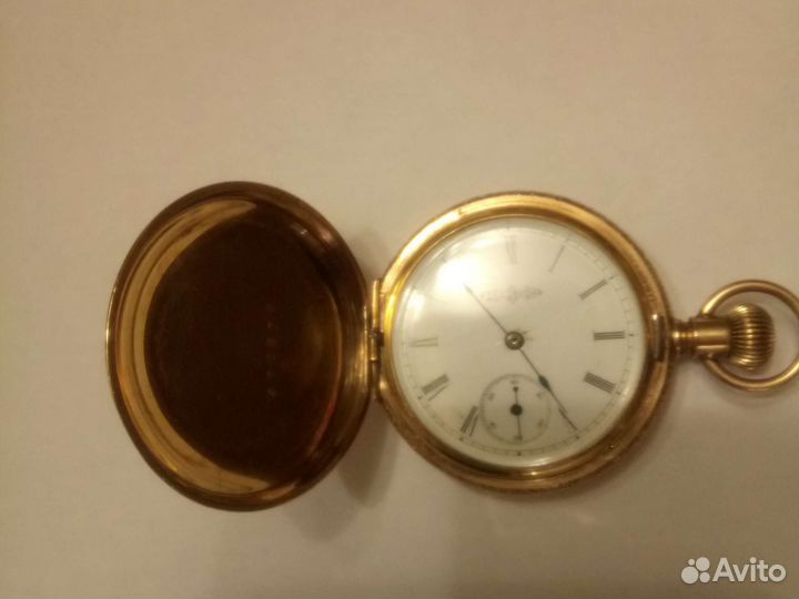 Часы антикварные Illinois watch pringfield