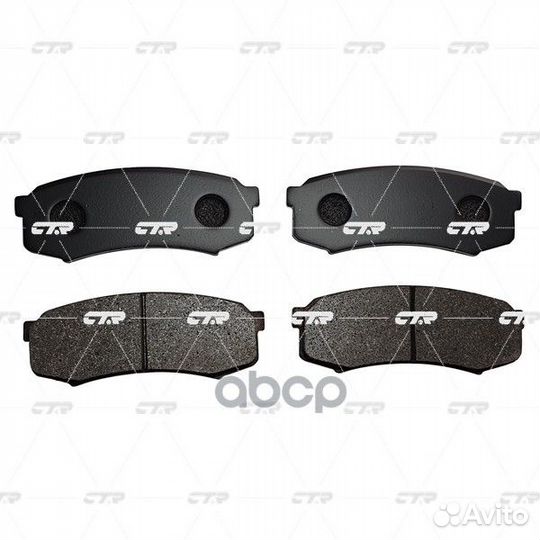 Колодки тормозные зад toyota land cruiser 80/90