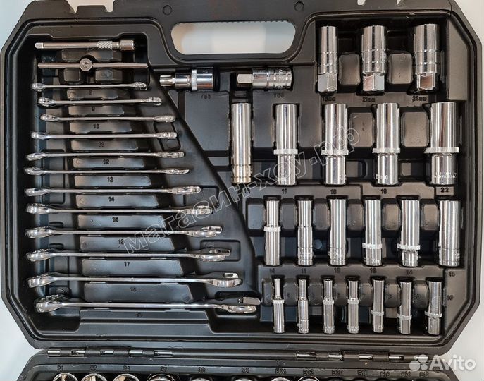 Набор инструментов, набор ключей, головок 218 шт