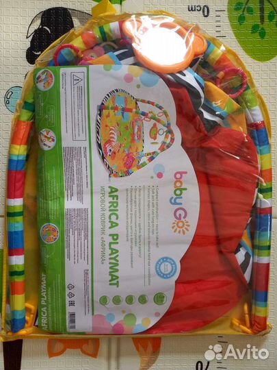 Новый развивающий коврик Baby Go Африка