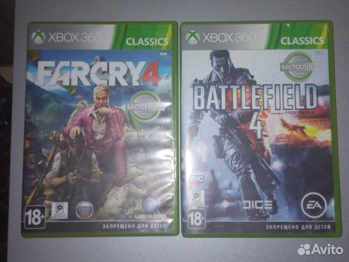 Лицензионные диски Xbox 360