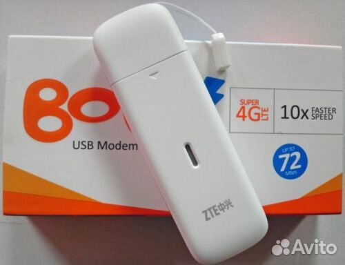 Модем 4G ZTE mf825 все сим безлимитный интернет