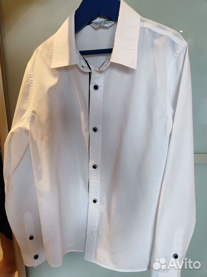 Рубашки школьные для мальчика р. 134-140