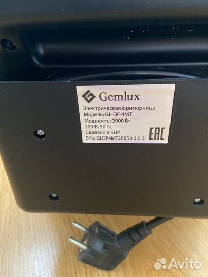 Фритюрница Gemlux GL-DF-4MT