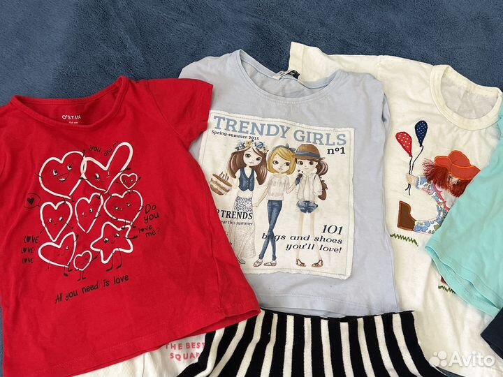 Пакет одежды для девочки от 98 р