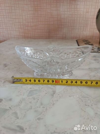 Салатник хрустальный