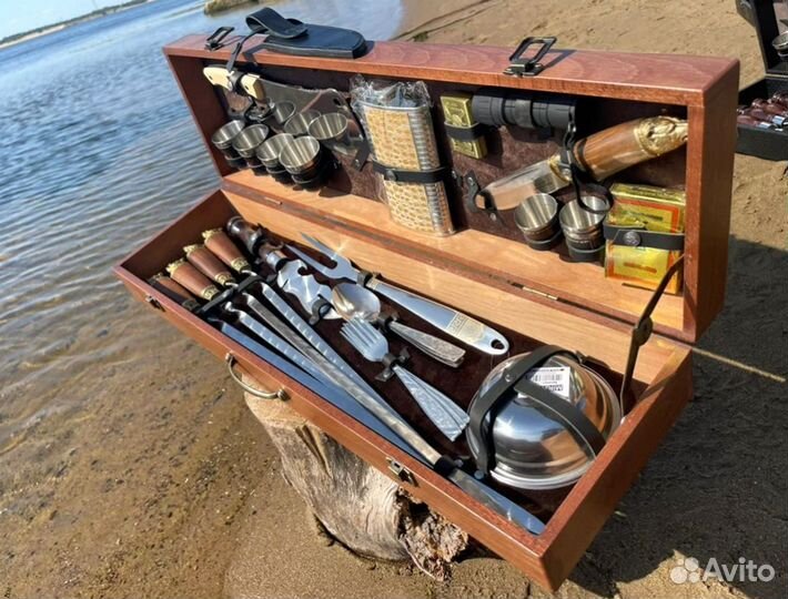 Шашлычный набор в кейсах/ чехлах