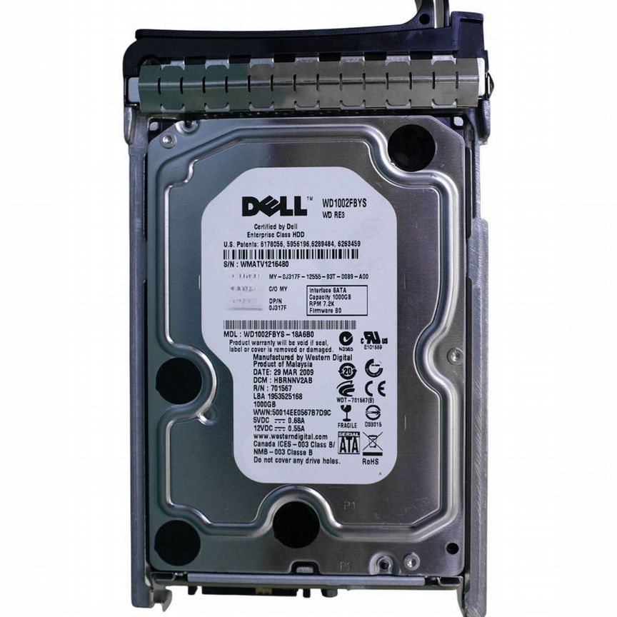 [YR660] Жесткий Диск Dell 1tb Sata2 3,5" Hdd Yr660