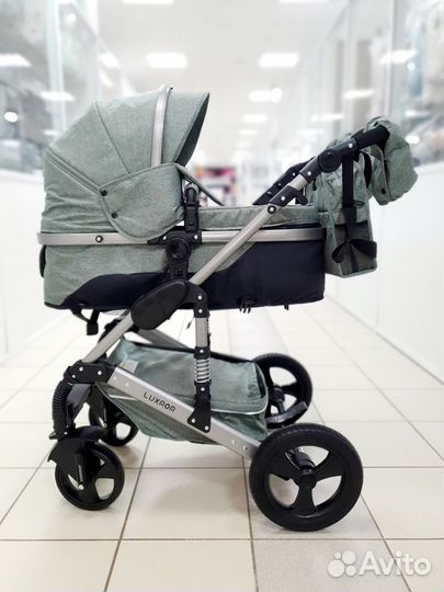 Коляска новая 2 в 1 luxmom 555