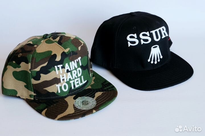 Бейсболка прямой козырек, 56-59 размер