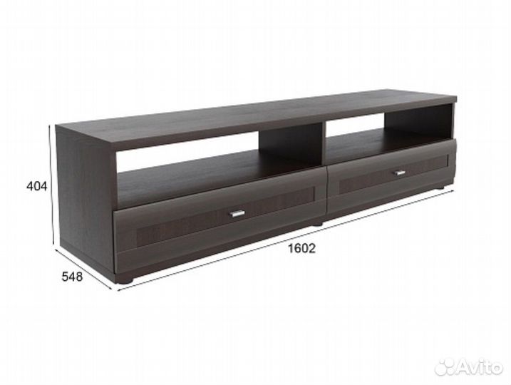 Тумба под тв +полка Орнета