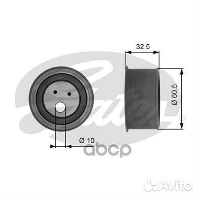 Натяжной ролик привода грм PowerGrip T41054 Gates