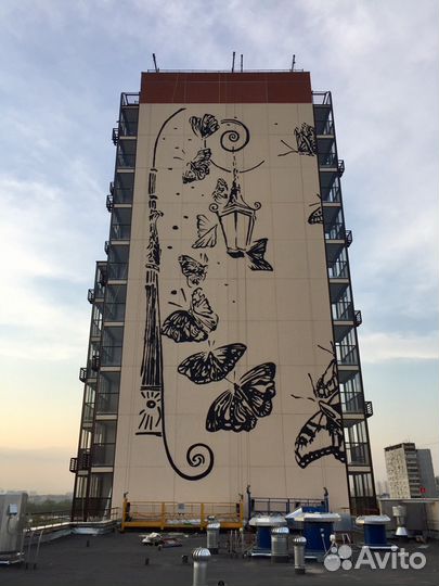 Роспись стен, граффити оформление