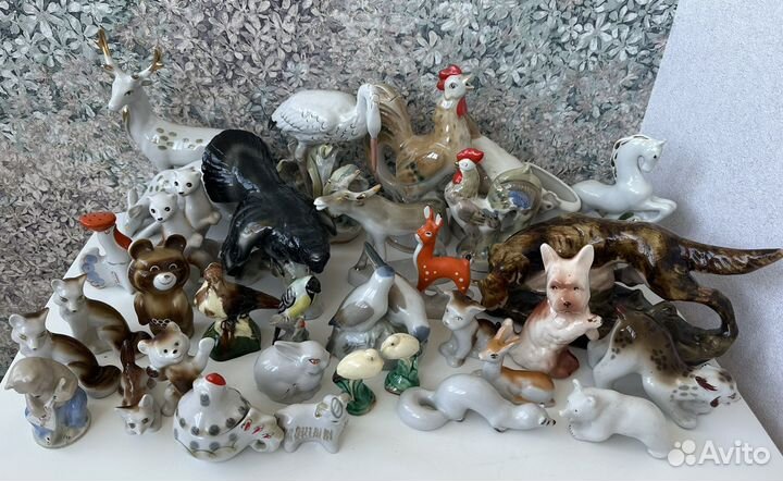 Фарфоровые статуэтки СССР разные лфз полонне