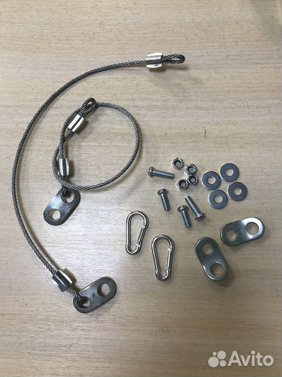 Трос крепления борта прицепа (комплект из 2 шт.) а