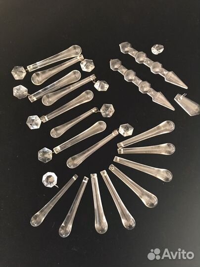 Хрустальные подвески для люстры СССР