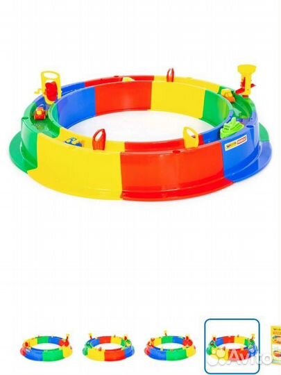 Песочница Полесье Кольцо с песочным набором